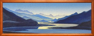 Брахмапутра. 1945. Репродукция в раме