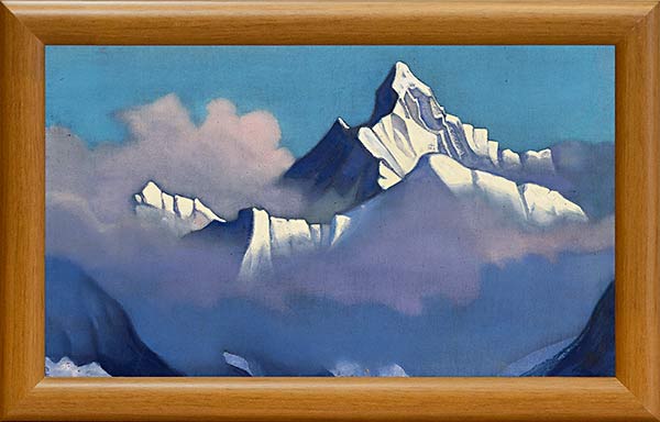 Гималаи. 1937. Н.К.Рерих. Репродукция в раме